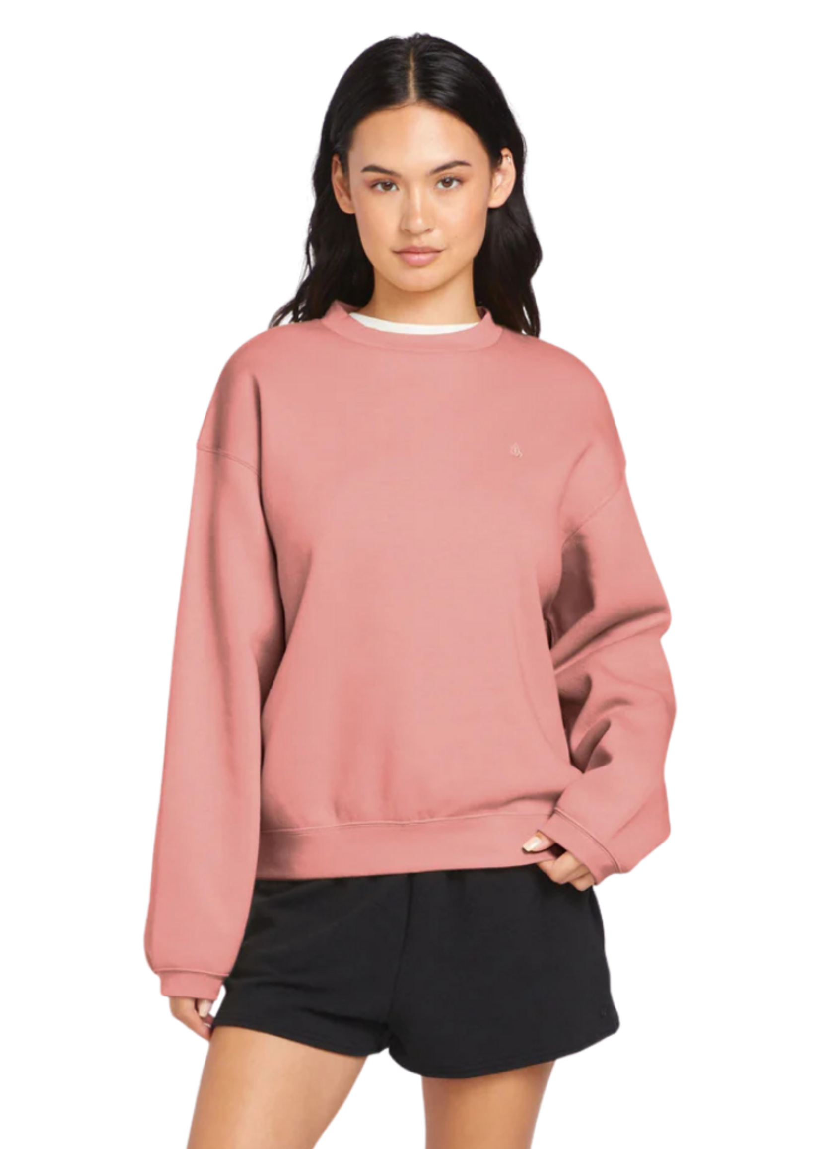 Volcom Women's Stone Heart Up Crew Sweatshirt