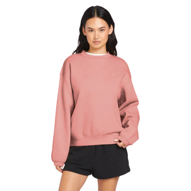 Volcom Women's Stone Heart Up Crew Sweatshirt