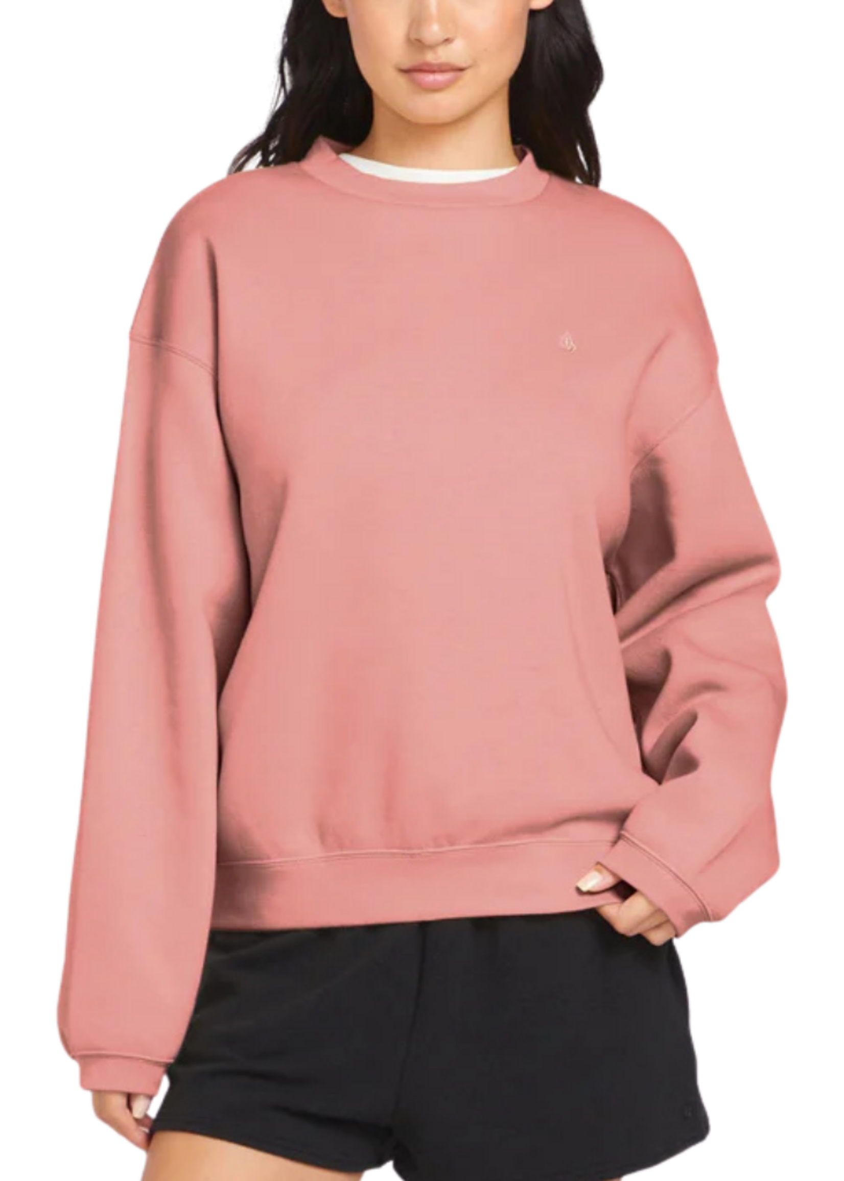 Volcom Women's Stone Heart Up Crew Sweatshirt