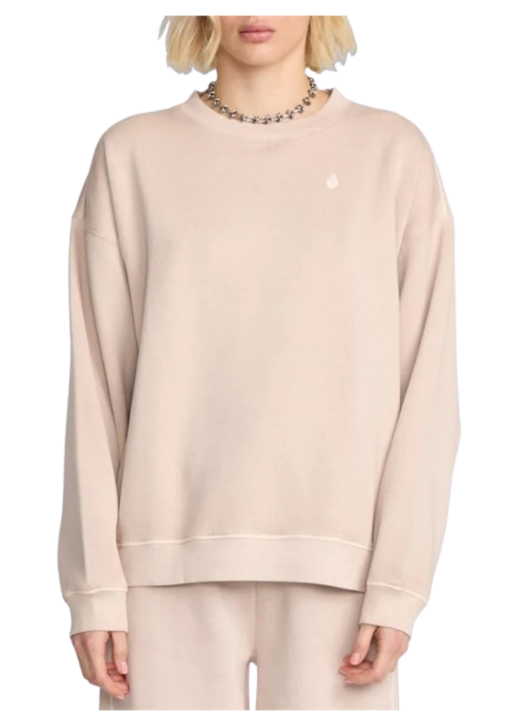 Volcom Women's Stone Soft Crewneck Sweater | Oat