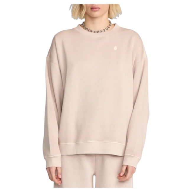 Volcom Women's Stone Soft Crewneck Sweater | Oat