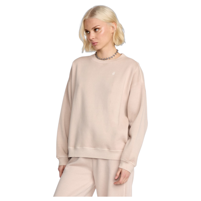 Volcom Women's Stone Soft Crewneck Sweater | Oat