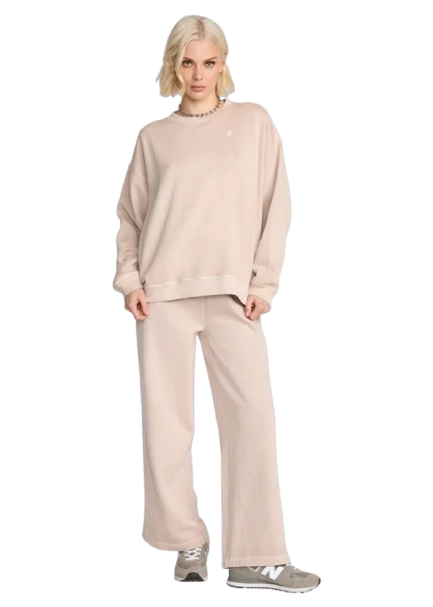 Volcom Women's Stone Soft Crewneck Sweater | Oat