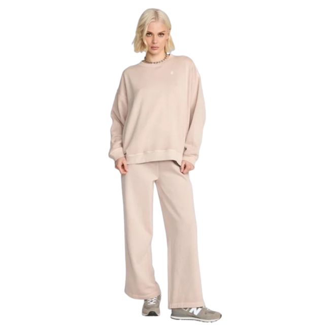 Volcom Women's Stone Soft Crewneck Sweater | Oat