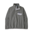 Patagonia Women's Lightweight Synchilla Fleece Snap-T Pullover | Nickel / Permafrost Purple