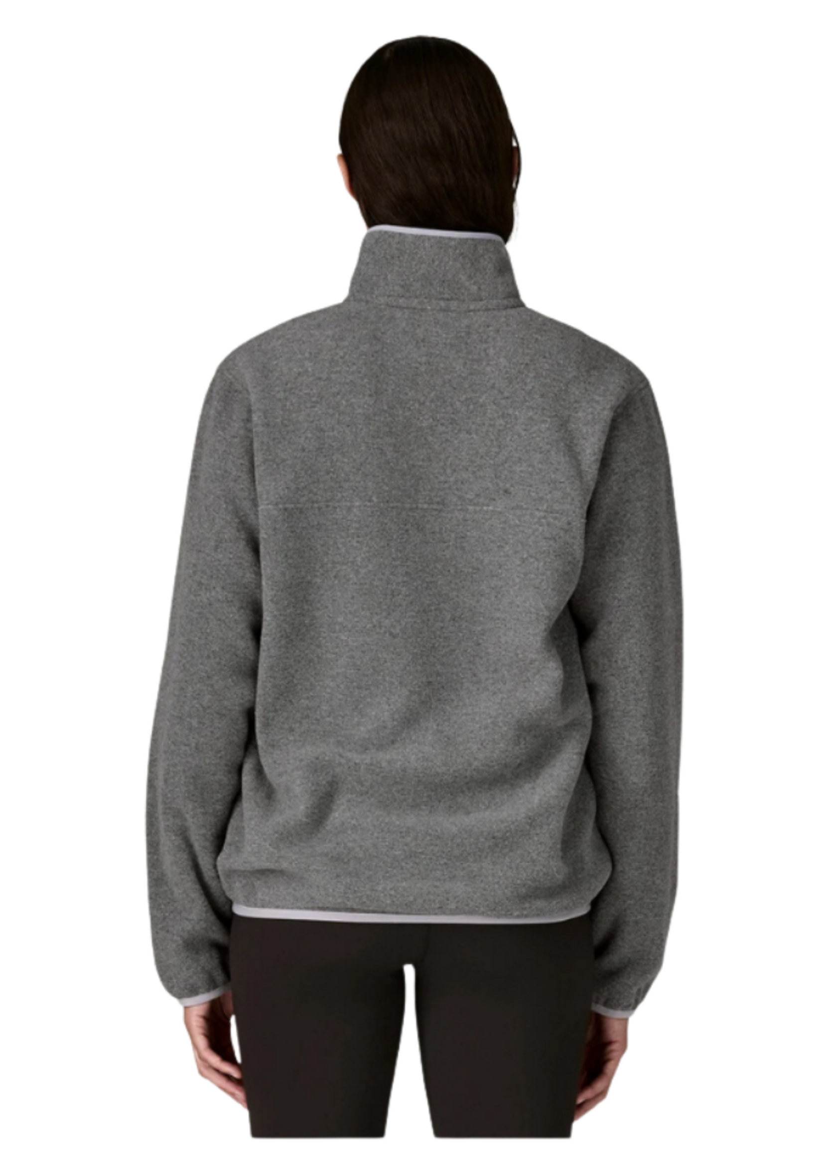 Patagonia Women's Lightweight Synchilla Fleece Snap-T Pullover | Nickel / Permafrost Purple