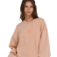 Billabong Women's Bleached Out Kendal Crewneck Sweater - Caramel Cafe