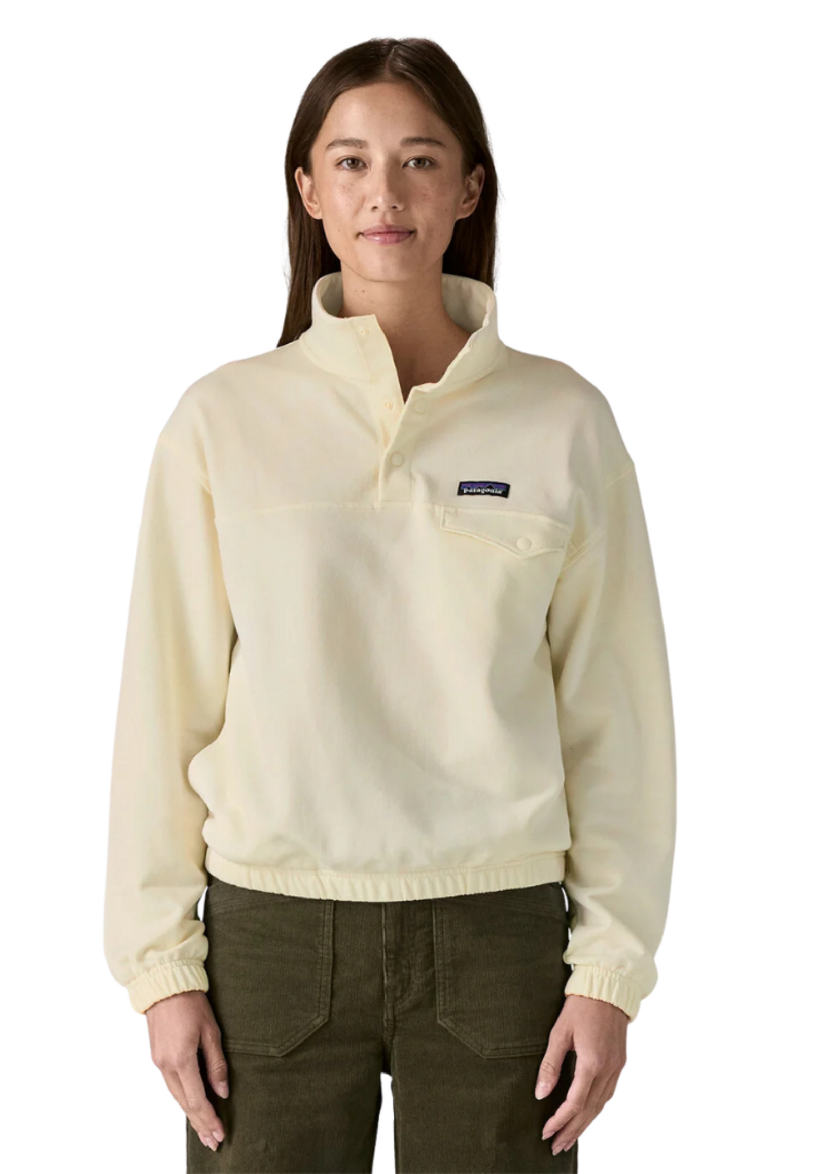 Patagonia Women's Daily Snap-T Pullover | Wool White