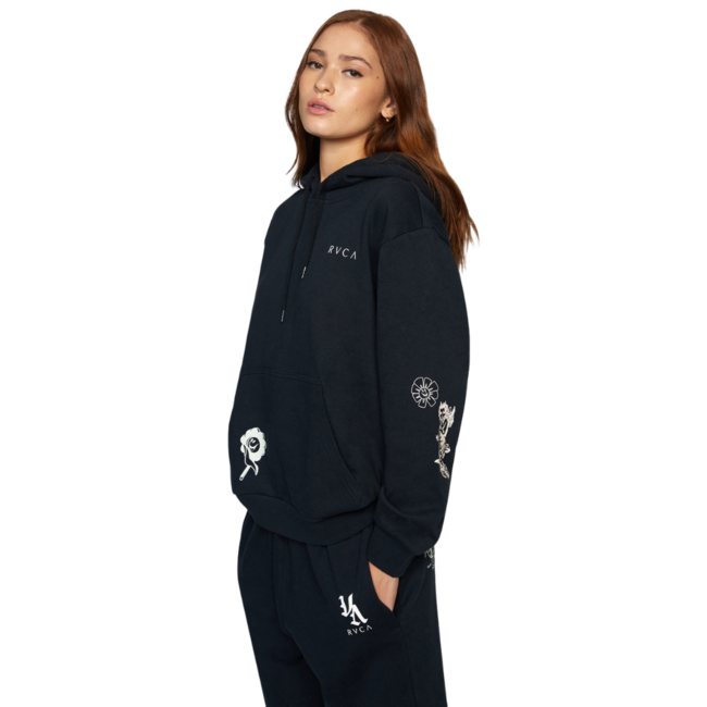 RVCA Women's Mash Up Hoodie | Black