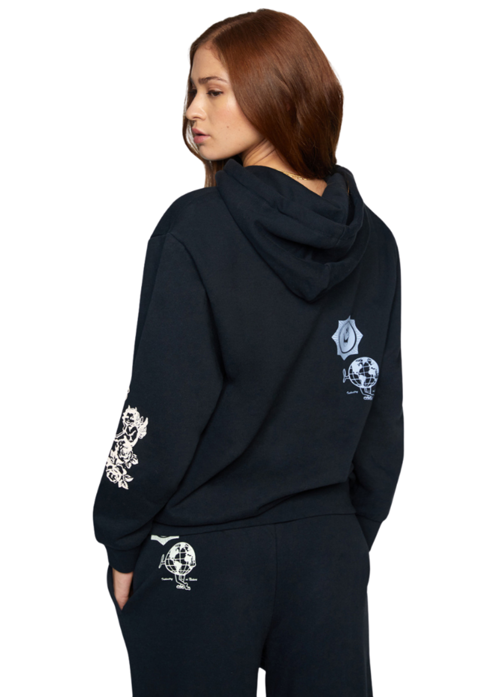 RVCA Women's Mash Up Hoodie | Black