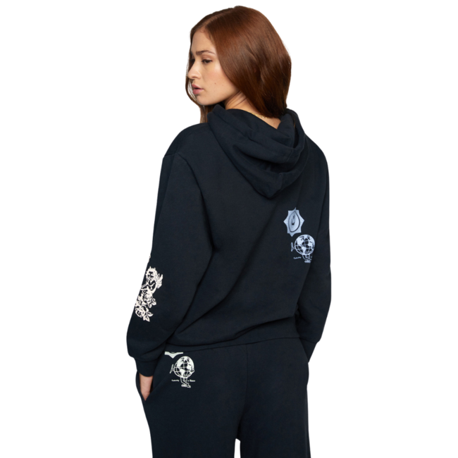 RVCA Women's Mash Up Hoodie | Black