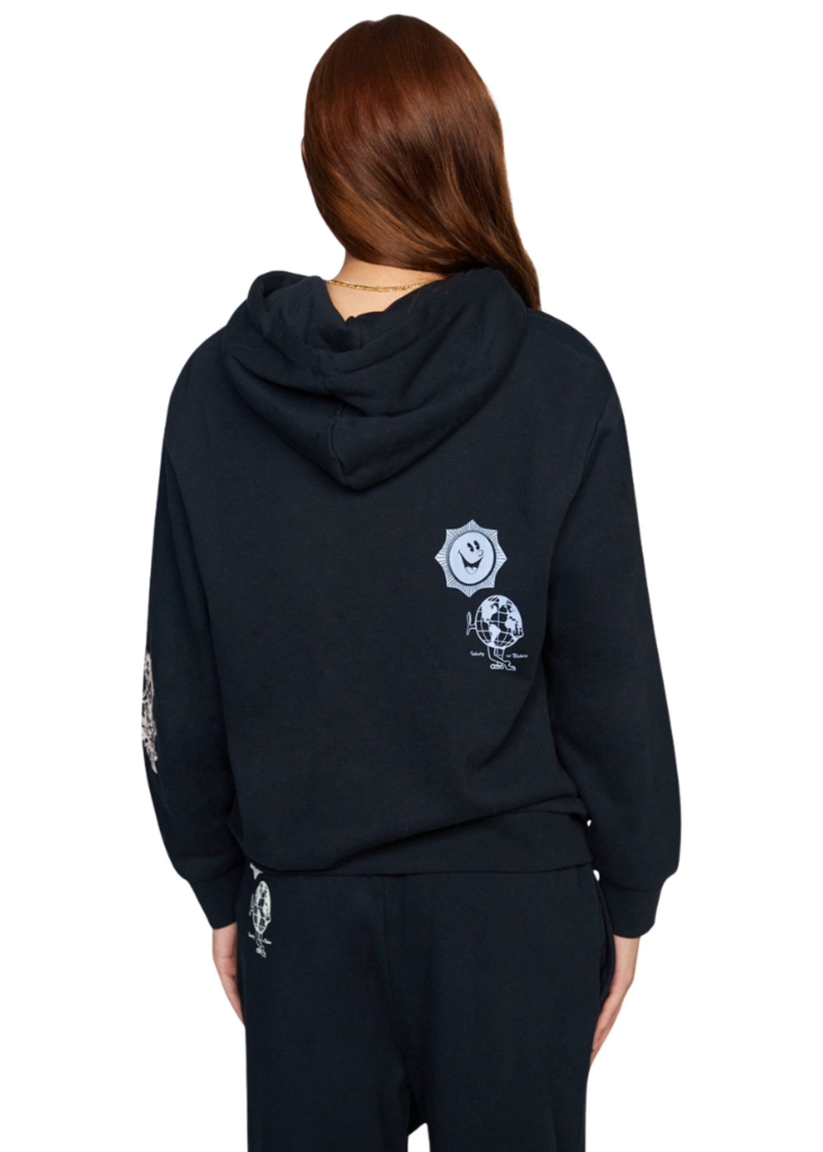 RVCA Women's Mash Up Hoodie | Black