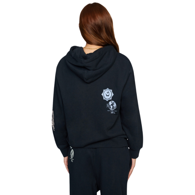 RVCA Women's Mash Up Hoodie | Black