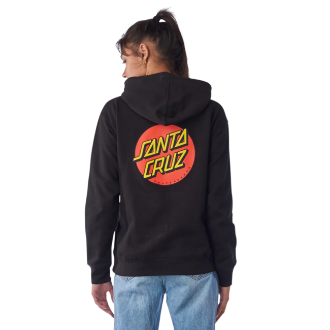 Santa Cruz Women's Classic Dot Pullover Hoodie | Black