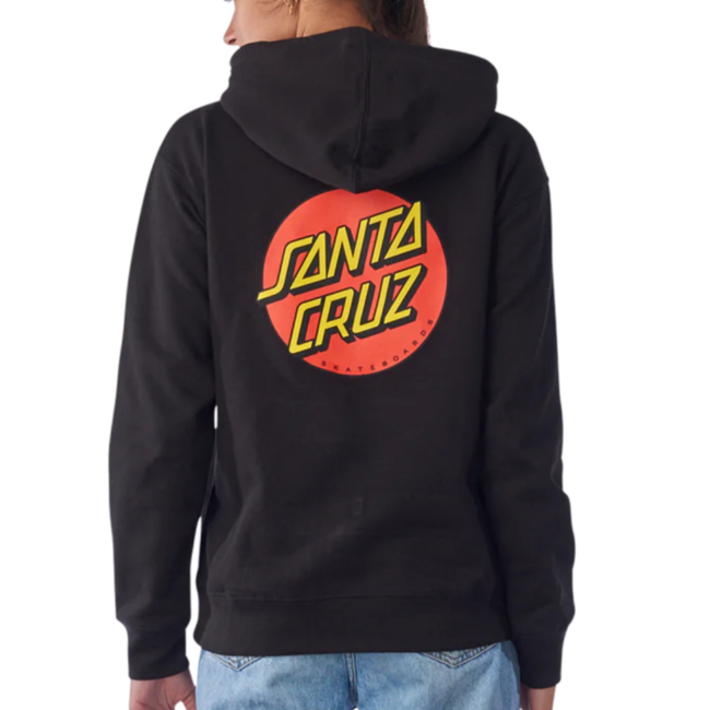 Santa Cruz Women's Classic Dot Pullover Hoodie | Black