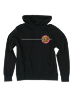 Santa Cruz Women's Pink Dot Pullover Hoodie | Black