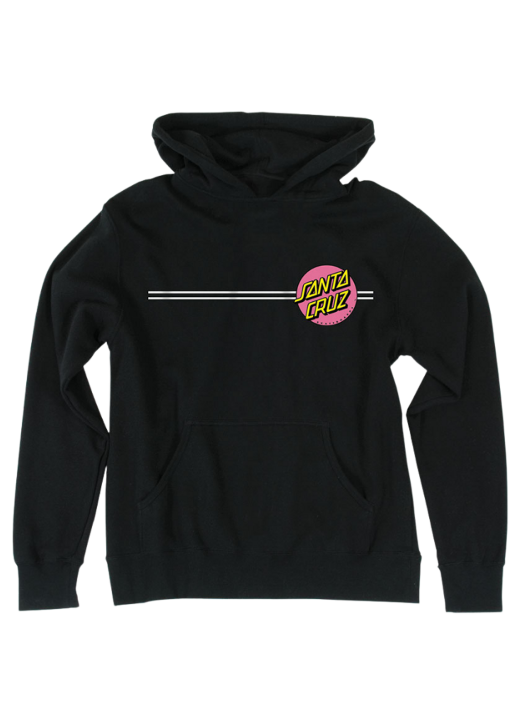 Santa Cruz Women's Pink Dot Pullover Hoodie | Black