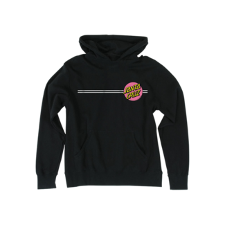 Santa Cruz Women's Pink Dot Pullover Hoodie | Black