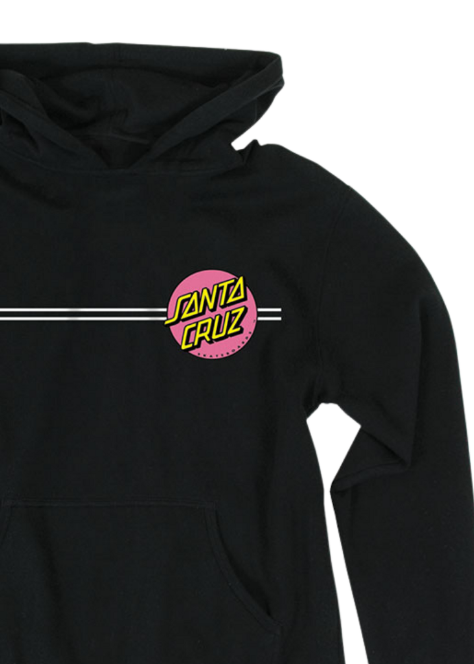 Santa Cruz Women's Pink Dot Pullover Hoodie | Black