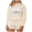 Sisstrevolution Women's Sunset Girl Crop Hoodie | Vintage White