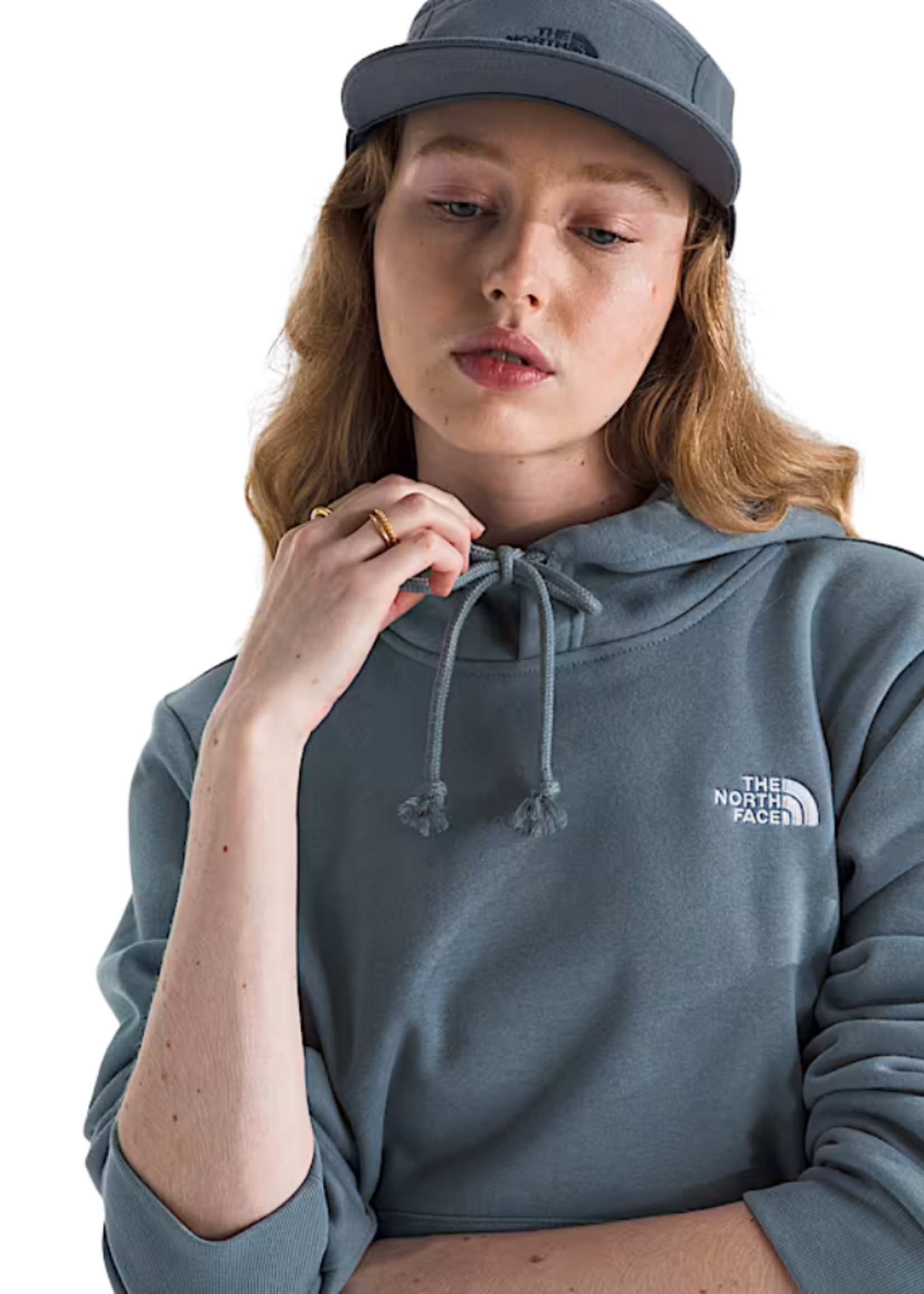 The North Face Women's Evolution Simple Dome Regular Hoodie | Granite Grey