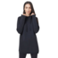 Women's Oversized French Terry Hoodie Dress | Black