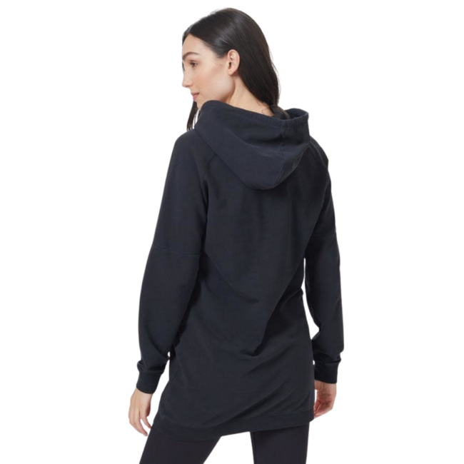 Women's Oversized French Terry Hoodie Dress | Black