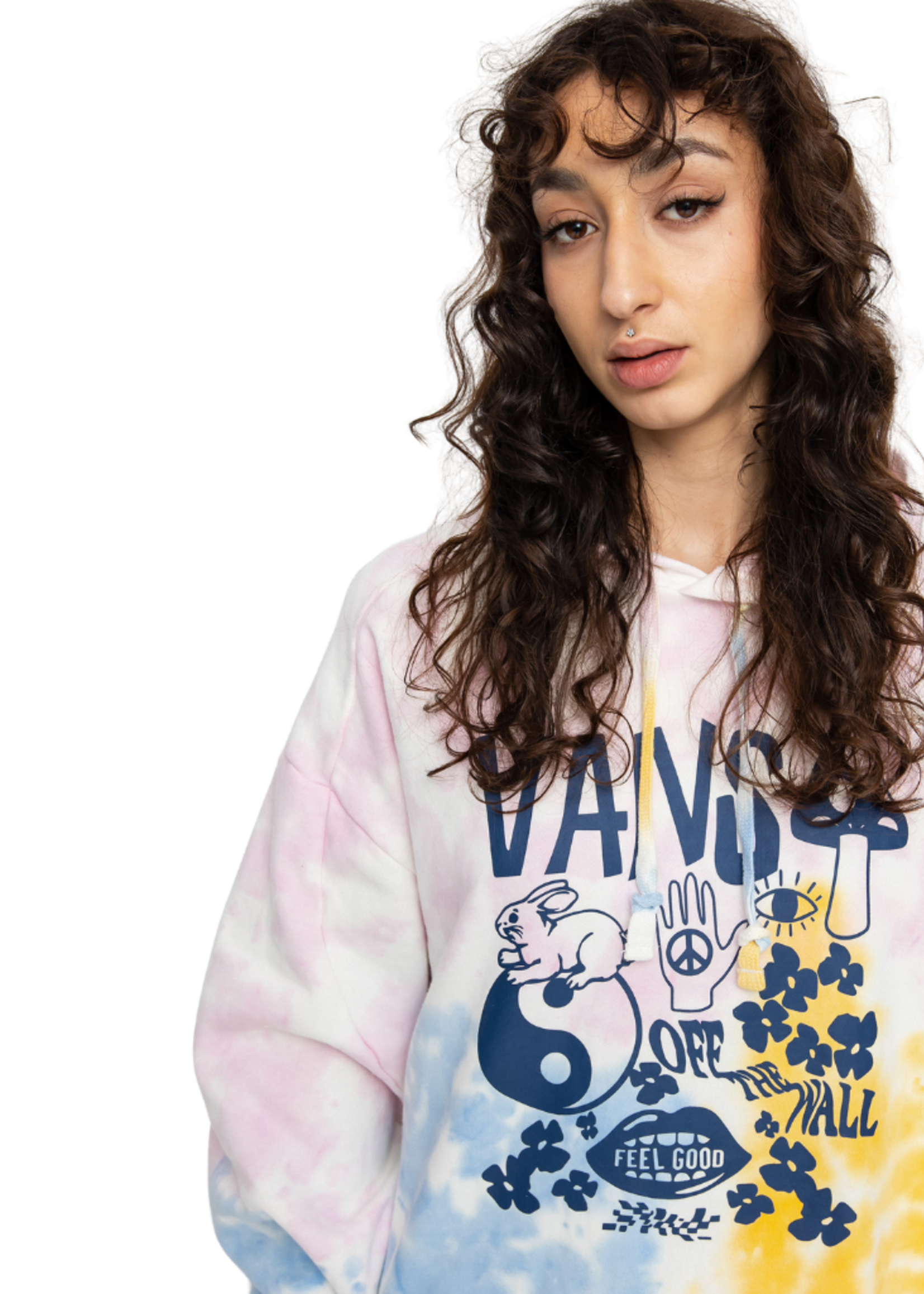 Vans Women's Mascy Daze Tri-Dye Hoodie | Cradle Pink
