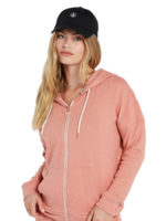 Volcom Women's Lil Zip Fleece Sweater | Pink