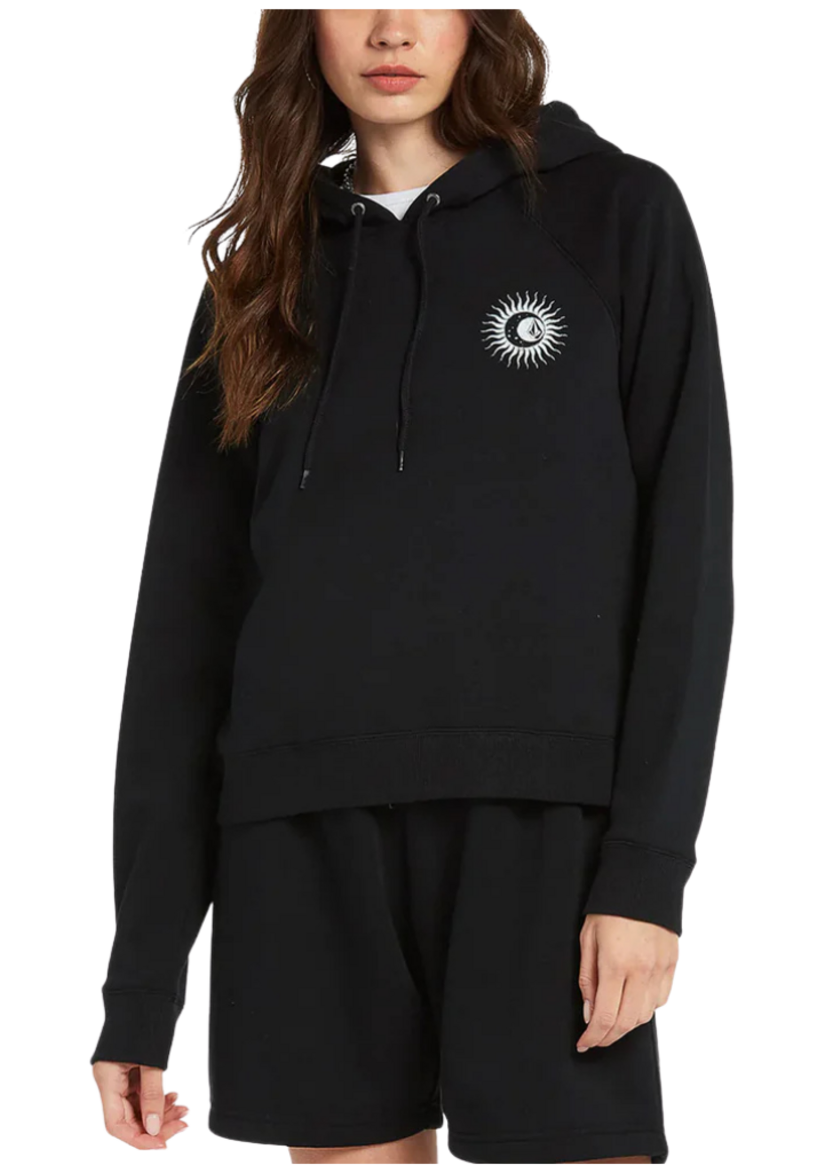 Volcom Women's Truly Stokin Pullover Hoodie | Black