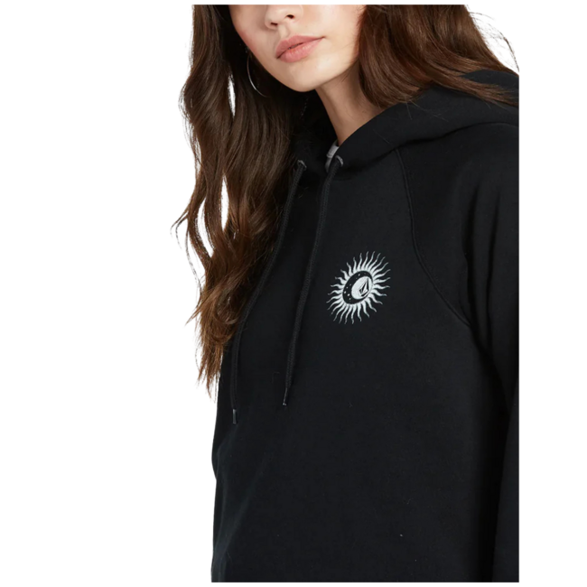 Volcom Women's Truly Stokin Pullover Hoodie | Black