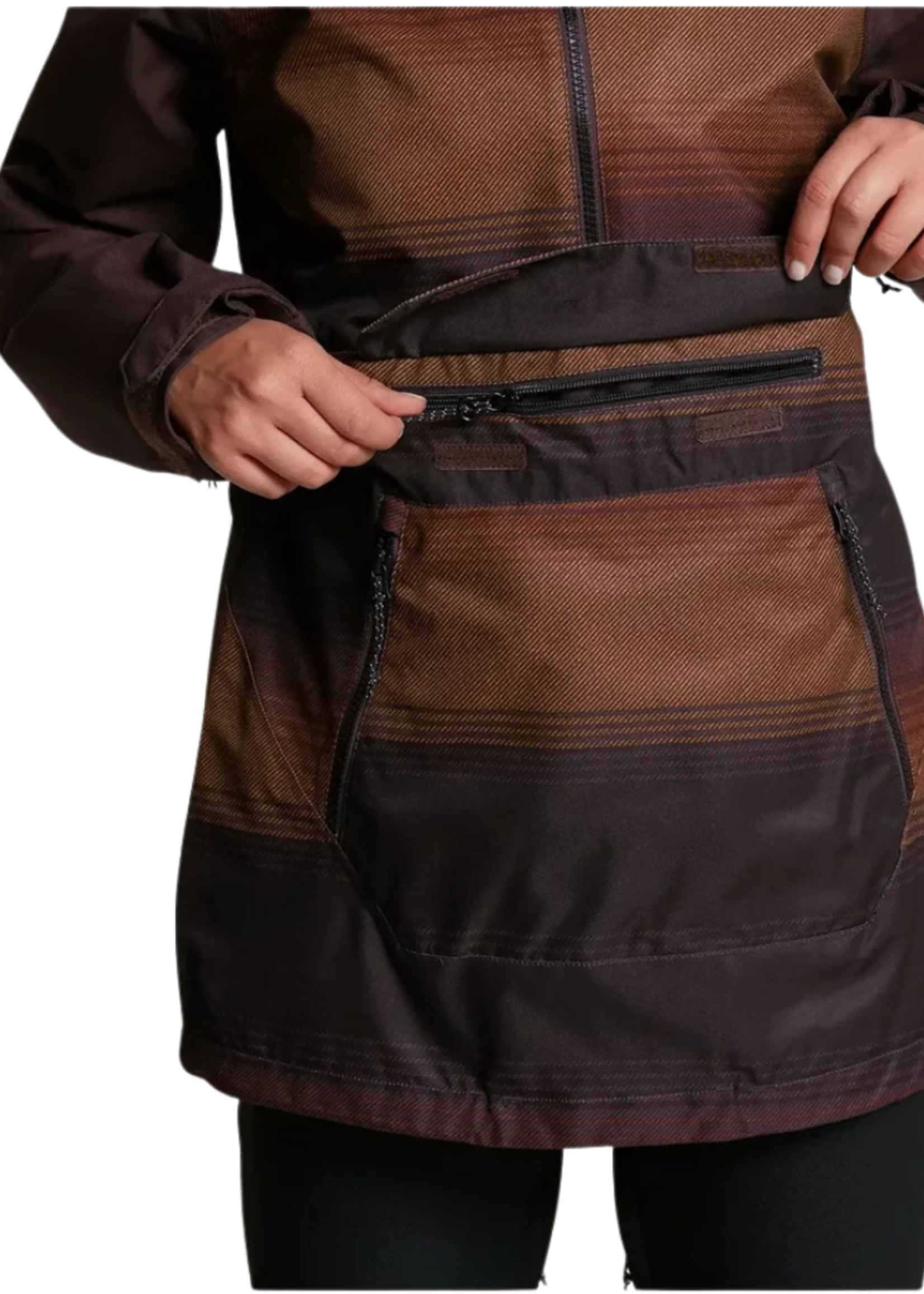 Volcom Women's Mirror Pullover Anorak | Stripe