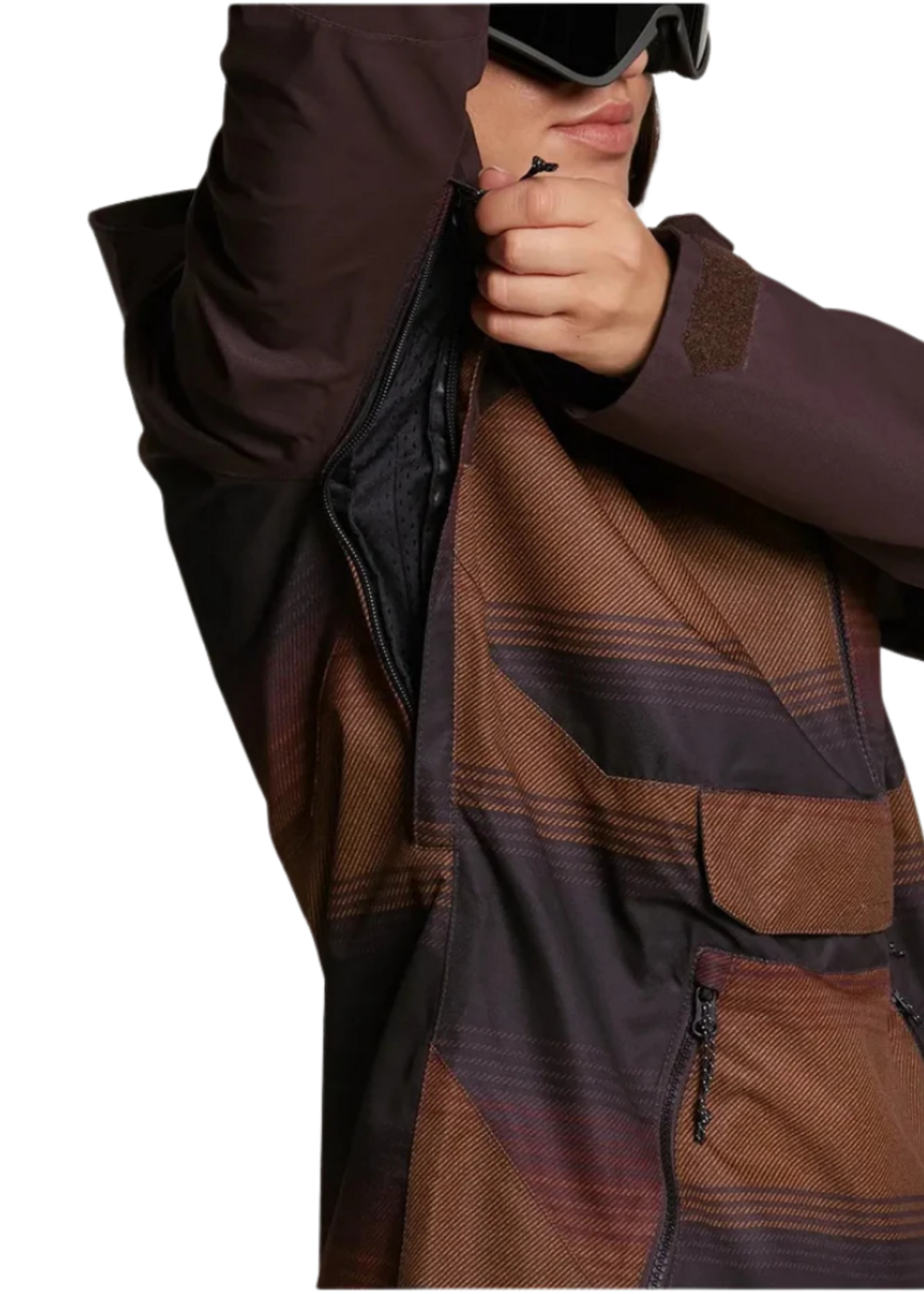 Volcom Women's Mirror Pullover Anorak | Stripe