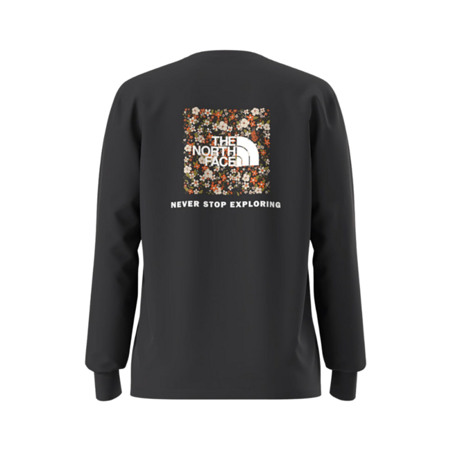The North Face Women's Floral Box NSE Long Sleeve | TNF Black