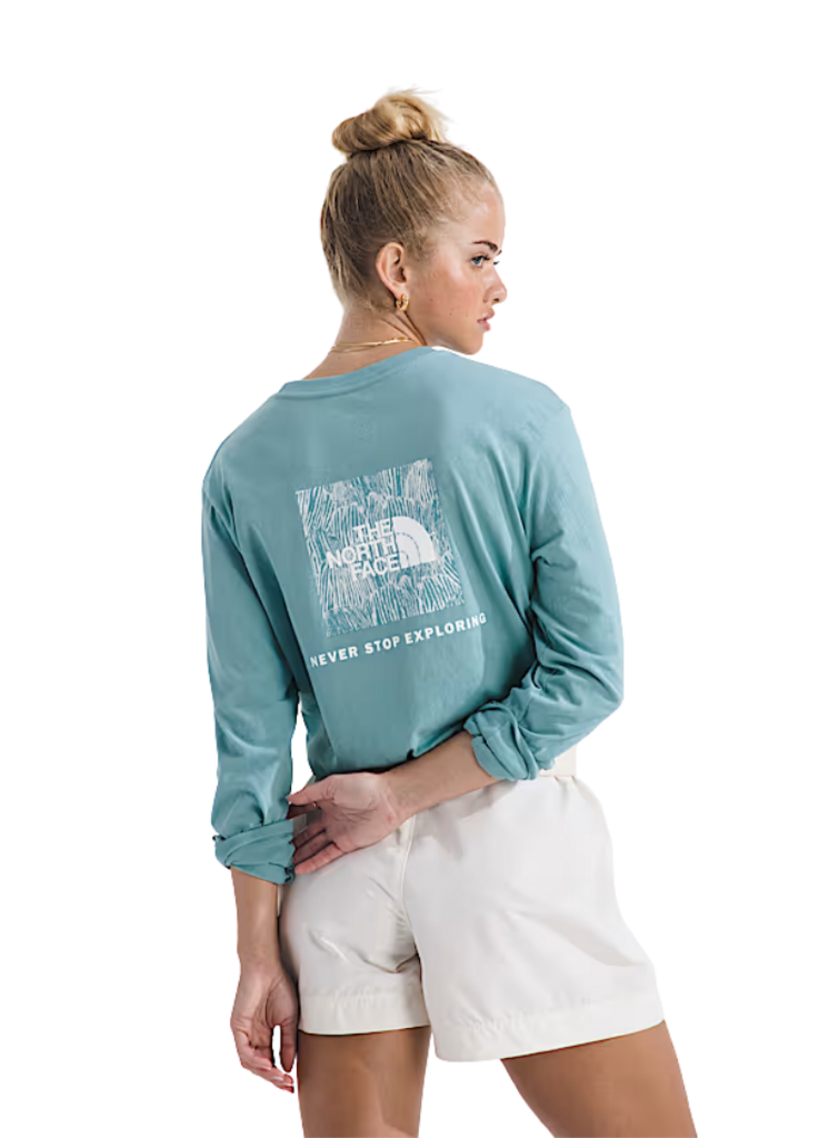 The North Face Women's Evolution Box NSE Fill Long Sleeve | Blue Eclipse