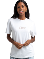 OBEY Women's Outline Short Sleeve Tee | White