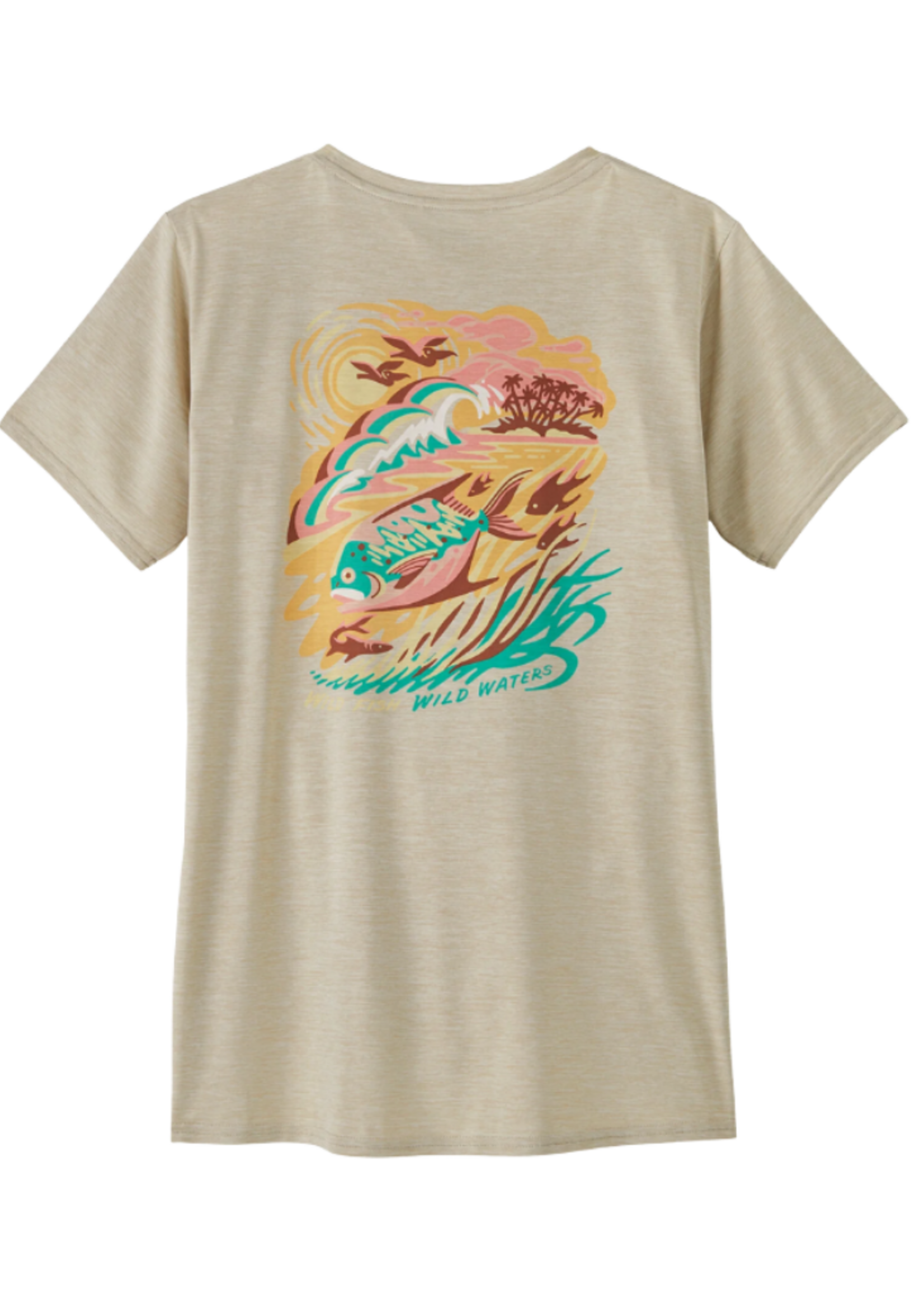 Patagonia Women's Cap Cool Daily Graphic Shirt - Waters | Palm Island