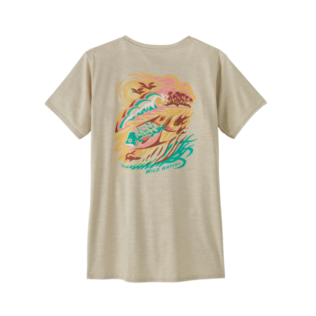 Patagonia Women's Cap Cool Daily Graphic Shirt - Waters | Palm Island