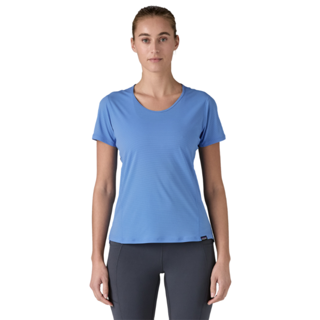 Patagonia Women's Cap Cool Lightweight Short Sleeve Shirt - Waters | Abundant Blue