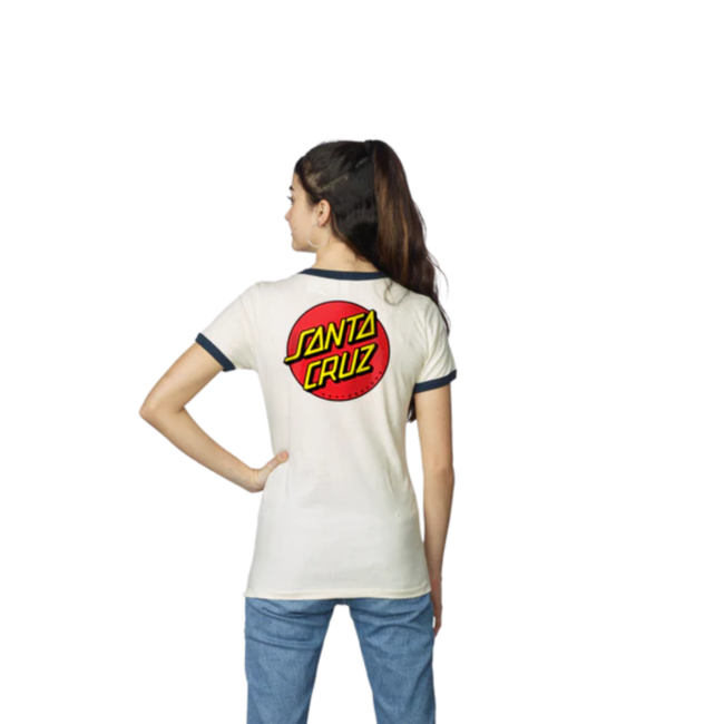 Santa Cruz Women's Classic Dot Regular Short Sleeve Tee