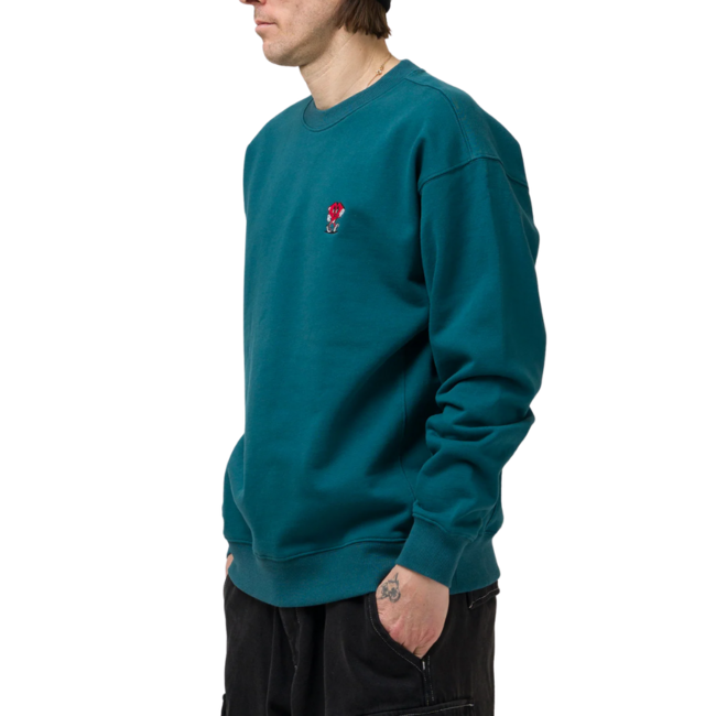 Loviah Men's Heartman Crewneck | Teal