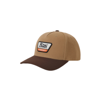 Brixton Linwood Netplus Snapback | Sand/Pinecone Brown