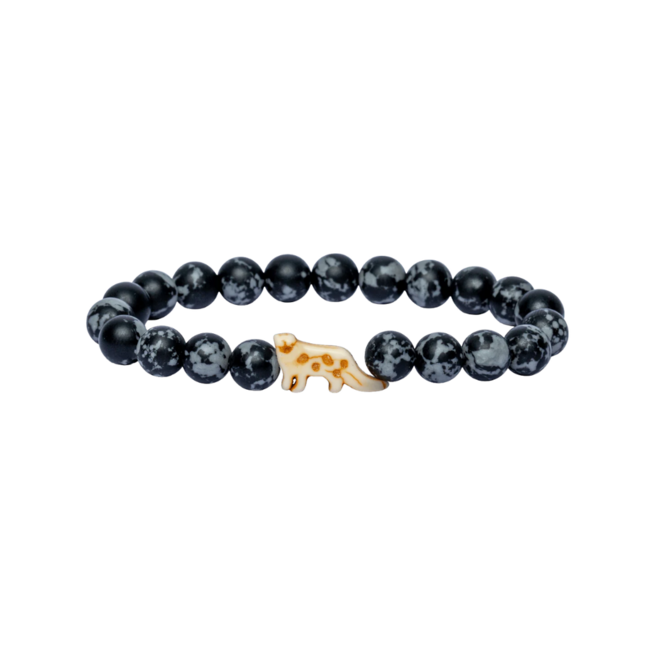 Fahlo Wildlife Tracking  Bracelet-Snow Leopard
