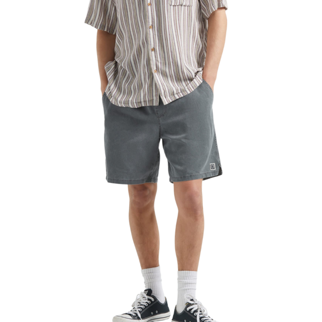 Brixton Men's Everyday Vintage Wash Short | Vintage Black