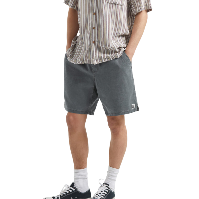 Brixton Men's Everyday Vintage Wash Short | Vintage Black