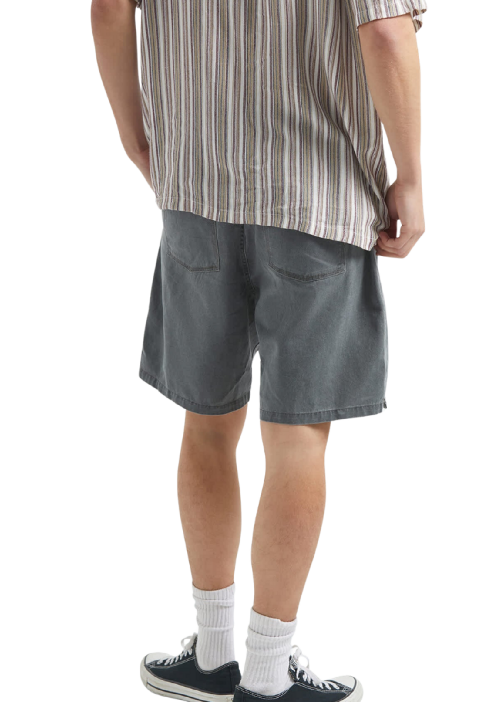 Brixton Men's Everyday Vintage Wash Short | Vintage Black