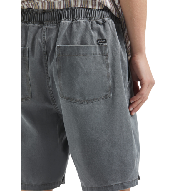 Brixton Men's Everyday Vintage Wash Short | Vintage Black
