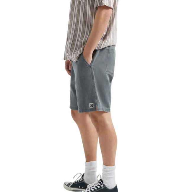 Brixton Men's Everyday Vintage Wash Short | Vintage Black