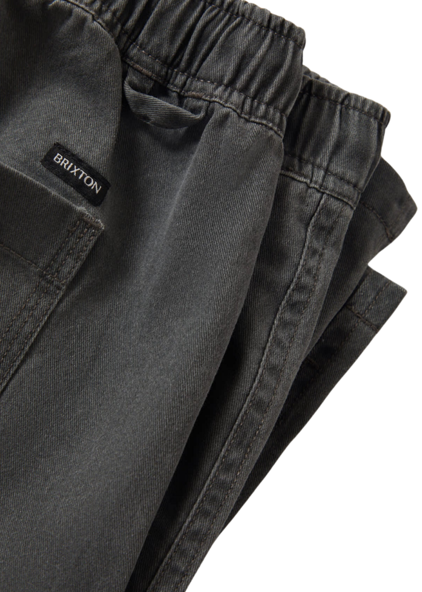 Brixton Men's Everyday Vintage Wash Short | Vintage Black