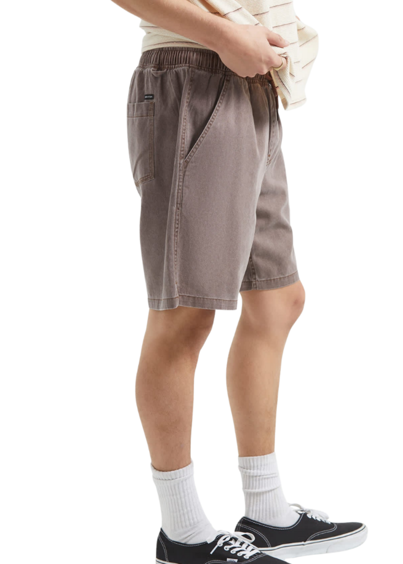 Brixton Men's Everyday Vintage Wash Short | Chocolate